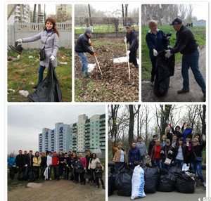 Сотрудники ПриватБанка приняли участие во всеукраинском субботнике