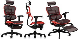 Кресло Ergohuman Ultra X9 Gaming Legrest Equator красное У