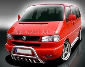 Кенгурятник Volkswagen T4,  T-5 рейлинги,  защитные дуги,  боковые подножки  