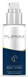 PURAX – надежно решит проблему повышенного потовыделения (мокрых подмышек,  влажных ладошек и ступней,  гипергидроза)