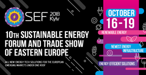10-й Международный Форум и Выставка Устойчивой Энергетики SEF 2018 KYIV
