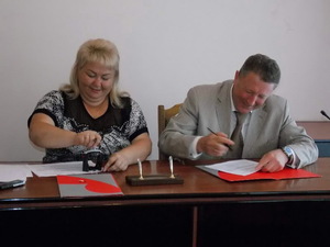 НГЗ подписал программу соцпартнерства с Жовтневым районом