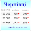 Наличные курсы валют 30 июня 2010