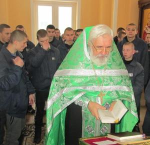 Святковим богослужінням зустріли Різдво Христове вихованці Кременчуцької виховної колонії управління ДПтС України в Полтавській області