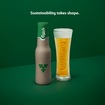Carlsberg Group представила дизайн нової біорозкладаної пляшки з деревного волокна