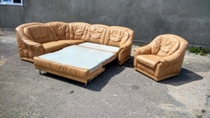 Кожаная мягкая мебель из Европы, с бесплатной доставкой по Украине