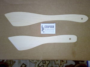 Деревянные кухонные лопатки и ложки. Производство