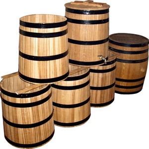 Бочки и кадки из дерева от производителя в Украине