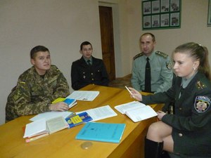 Співробітники Київського РВ КВІ зустрілися з прокурором військової прокуратури м. Полтави