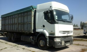 Зерновоз Renault Premium 385,  3-осный BDF,  40 м3