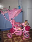 Велосипед «Baby club «,  детский,  трехколесный,  для маленькой принцессы