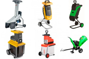 Огромный ассортимент измельчителей веток и травы на VitalTechno