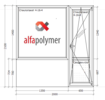 Балконный блок Alfa Polymer