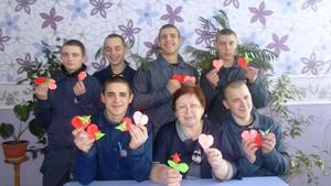 Вихованці Кременчуцької виховної колонії змагалися в конкурсі на кращу Валентинку