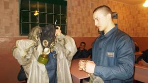 Вихованці Кременчуцької виховної колонії навчалися користуватися засобами індивідуального захисту при виникненні надзвичайних ситуацій