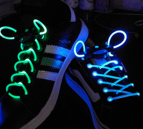 Светящиеся шнурки Disco,  led шнурки в Украине,  купить неон